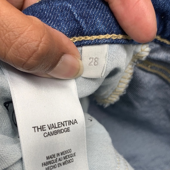 Favorite Daughter Straight Leg The Valentina Cambridge Jeans EUC Sz 28 - Picture 7 of 8